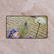 Desk Mat 12x22" with Original Wildflowers Photography Print
