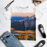 Women's T-shirt Featuring Mt. Rainier National Park | Authentic Photography