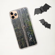 Clear iPhone Pro Max Case with Original Forest Trees Photography Print Protection