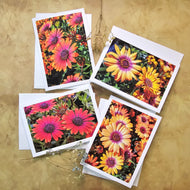 Spring Flowers Original Photo Art Greeting Cards with Envelopes-Floral 4 Cards Set-Vertical Horizontal Blank Note Cards-Spring Season Gift
