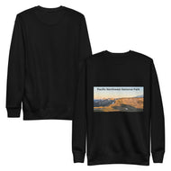 Unisex Sweatshirt Featuring Mt. Rainier Sunset | Authentic Nature Photography
