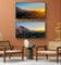 Mt. Rainier in Summer Sunset | Authentic Nature Photography 2 Prints Set | Unframed Horizontal Canvas | Biophilic Style Wall Art