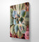 Gallery Wrapped Canvas Featuring Macro Photography of Green Succulents | Biophilic Style Vertical Wall Art for Home & Office Décor