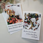 Winter Snowy Foliage Original Photography Greeting Cards | Blank Note Cards Set of 4 with Envelopes | 5.5" × 8.5" Gloss Paper