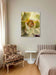 Spring Yellow Succulent Plant  | Nature Macro Photography Print |  Vertical Gallery Wrapped Canvas | Biophilic Style Wall Art
