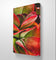 Red Succulents with Raindrops | Vertical Gallery Wrapped Canvas Print | Nature Photography Wall Art for Home & Office