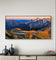 Rainier Mountains in Sunset Canvas Print Set of 2 | Authentic Nature Photography | Unframed Horizontal Canvas | Biophilic Wall Art
