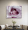 Purple Rose Macro Photography | Gallery Wrapped Canvas Horizontal Print | Authentic Nature Wall Art | Modern Home Office Decor