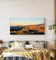 Rainier Mountains in Summer Sunset | Authentic Nature Photography | Gallery Wrapped Canvas Horizontal Print | Biophilic Wall Art for Home & Office Décor