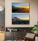 Mt. Rainier in Summer Sunset | Authentic Nature Photography 2 Prints Set | Unframed Horizontal Canvas | Biophilic Style Wall Art