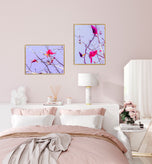 Digital 2 Prints Set 3x4 & 16x9 Ratios | Spring Pink Magnolia Authentic Photography | Instant Download for Home Wall Art Décor & Multi-Device Wallpapers