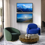 Mt. Rainier National Park Horizontal Prints Set of 2 | Authentic Nature Photography | Unframed Canvas Biophilic Mountain Wall Art