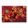 Red Floral Canvas Wall Art | Spring Gerbera Macro Photography | Horizontal Gallery Wrapped Print | Ready to Hang