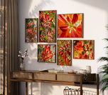 Digital 10 Prints 3x4 Ratio | Red Rhododendron Flowers Authentic Macro Photography | Instant Download for Home Wall Art Decor & Multi-Device Wallpapers