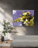 White Spring Blossom with Raindrops | Macro Floral Photography | Horizontal Gallery Wrapped Canvas | Modern Botanical Wall Art Décor