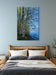 Tranquil Birch Trees by Mountain Lake | Authentic Nature Photography | Vertical Gallery Wrapped Canvas | Living Room, Office, or Cabin Wall Art