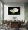 White Arum Lily with Raindrops Closeup Photography | Horizontal Gallery Wrapped Canvas Nature Wall Art for Biophilic Style Decor