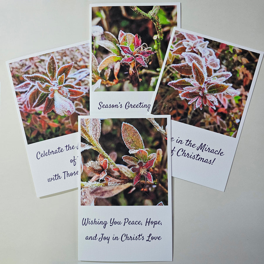 The Virtue of God Elegant Winter Greeting Cards