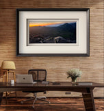 Mt. Rainier National Park in Summer Sunset | Authentic Nature Photography | Unframed Canvas Horizontal Print | Biophilic Wall Art Decor