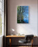 Tranquil Birch Trees by Mountain Lake Original Photography Wall Art Décor for Living Room, Office, or Cabin-Vertical Unframed Canvas Print