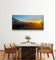 Mt. Rainier in Sunset | Authentic Nature Photography | Gallery Wrapped Canvas Horizontal Print | Biophilic Style Wall Art for Home Office