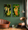 Vibrant Tropical Flowers Closeup Photography Unframed Canvas Set of 3 Prints - Modern Nature Wall Art for Home Office Decor