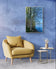 Tranquil Birch Trees by Mountain Lake Original Photography Wall Art Décor for Living Room, Office, or Cabin-Vertical Unframed Canvas Print