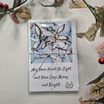 Winter Snowy Foliage Original Photography Greeting Cards | Blank Note Cards Set of 4 with Envelopes | 5.5" × 8.5" Glossy