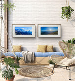 Mt. Rainier National Park Horizontal Prints Set of 2 | Authentic Nature Photography | Unframed Canvas Biophilic Mountain Wall Art