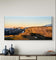 Rainier Mountains in Summer Sunset | Authentic Nature Photography | Gallery Wrapped Canvas Horizontal Print | Biophilic Wall Art for Home & Office Décor
