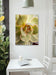 Spring Yellow Succulent Plant  | Nature Macro Photography Print |  Vertical Gallery Wrapped Canvas | Biophilic Style Wall Art