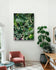 Gallery Wrapped Canvas Wall Art | Lash Green Foliage Closeup Authentic Photography Print | Biophilic Style Home & Office Décor