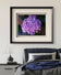 Purple Hydrangea Blossom | Authentic Closeup Photography Print | Unframed Canvas Horizontal Print | Biophilic Floral Wall Art
