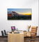 Mt. Rainier in Sunset | Authentic Nature Photography | Gallery Wrapped Canvas Horizontal Print | Biophilic Style Wall Art Home Office Decor