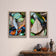 Autumn Vibrant Leaves Authentic Macro Photography | Unstretched Canvas Prints Set of 4 Mixed Orientation | Biophilic Home & Office Wall Art