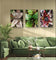 Vibrant Succulent Plants Authentic Closeup Photography Wall Art | Vertical Unframed Canvas Prints Set of 3 | Biophilic Home Office Décor