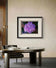 Purple Hydrangea Blossom | Authentic Closeup Photography Print | Unframed Canvas Horizontal Print | Biophilic Floral Wall Art