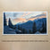 Summer Brilliance — Alpine Rocks and Firs at Sunset | Mt. Rainier National Park Photography | Unframed Horizontal Canvas Biophilic Wall Art