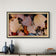 Autumn Leaves with Raindrop Authentic Macro Photography Horizontal Print | Unstretched Canvas Wall Art | Biophilic Style Nature Decor
