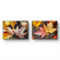 Autumn Leaves with Raindrops Authentic Macro Photography | Unstretched Canvas Horizontal Prints Set of 2 | Biophilic Nature Wall Art Décor
