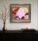 Autumn Pink Leaves Authentic Macro Photography | Unstretched Canvas Print Set of 4 | Mixed Orientation Wall Art