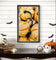 Autumn Pumpkin Authentic Closeup Photography on Unstretched Canvas | Vertical Print Set of 2 | Biophilic Harvest Wall Art | Home & Office Decor
