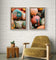 Autumn Pumpkin Canvas Set of 3 - Authentic Closeup Photography - Unstretched Vertical Prints - Biophilic Home Wall Art - Fall Harvest Decor