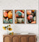 Autumn Pumpkin Canvas Set of 3 - Authentic Closeup Photography - Unstretched Vertical Prints - Biophilic Home Wall Art - Fall Harvest Decor