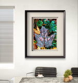 Autumn Vibrant Leaves Authentic Closeup Photography | Unstretched Nature Canvas Prints Set of 4 | Biophilic Wall Art Decor | Multiple Sizes Available