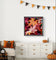 Autumn Vibrant Leaves Macro Photography Set of 3 | Unstretched Canvas Square Prints | Biophilic Wall Art Décor