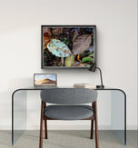 Autumn Vibrant Leaves Wall Art Set of 4 | Nature Closeup Original Photography | Unstretched Canvas Print | Biophilic Home & Office Decor