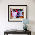 Autumn Vibrant Rain-Kissed Leaves Biophilic Wall Art Decor | Authentic Macro Nature Photography | Unstretched Canvas Set of 4 Prints