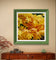 Autumn Yellow Maple Leaves  Authentic Macro Photography | Unstretched Canvas Square Print Set of 3 | Biophilic Wall Art Decor