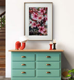 Cherry Blossom Canvas Print Set of 2 | Capture Spring Before It Fades | Authentic Closeup Photography | Biophilic Vertical Wall Art for Home Décor